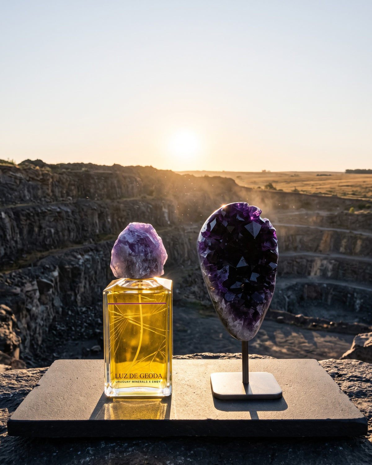 Luz de Geoda — Uruguay Minerals × Emby México