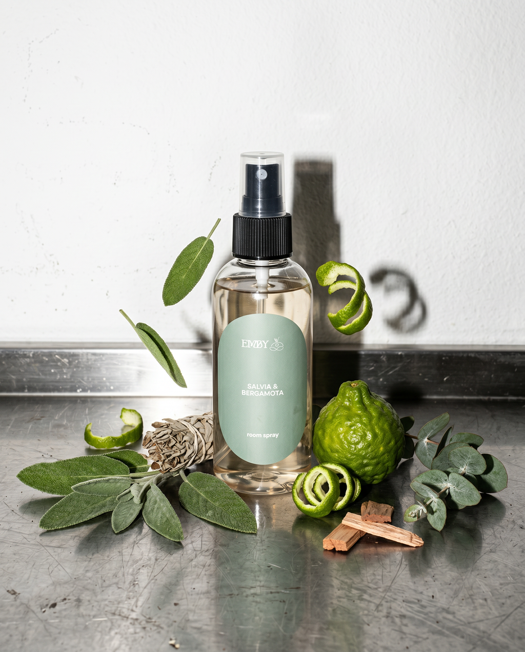 Salvia & Bergamota — Perfume Ambiental | Emby × Inner Self Center