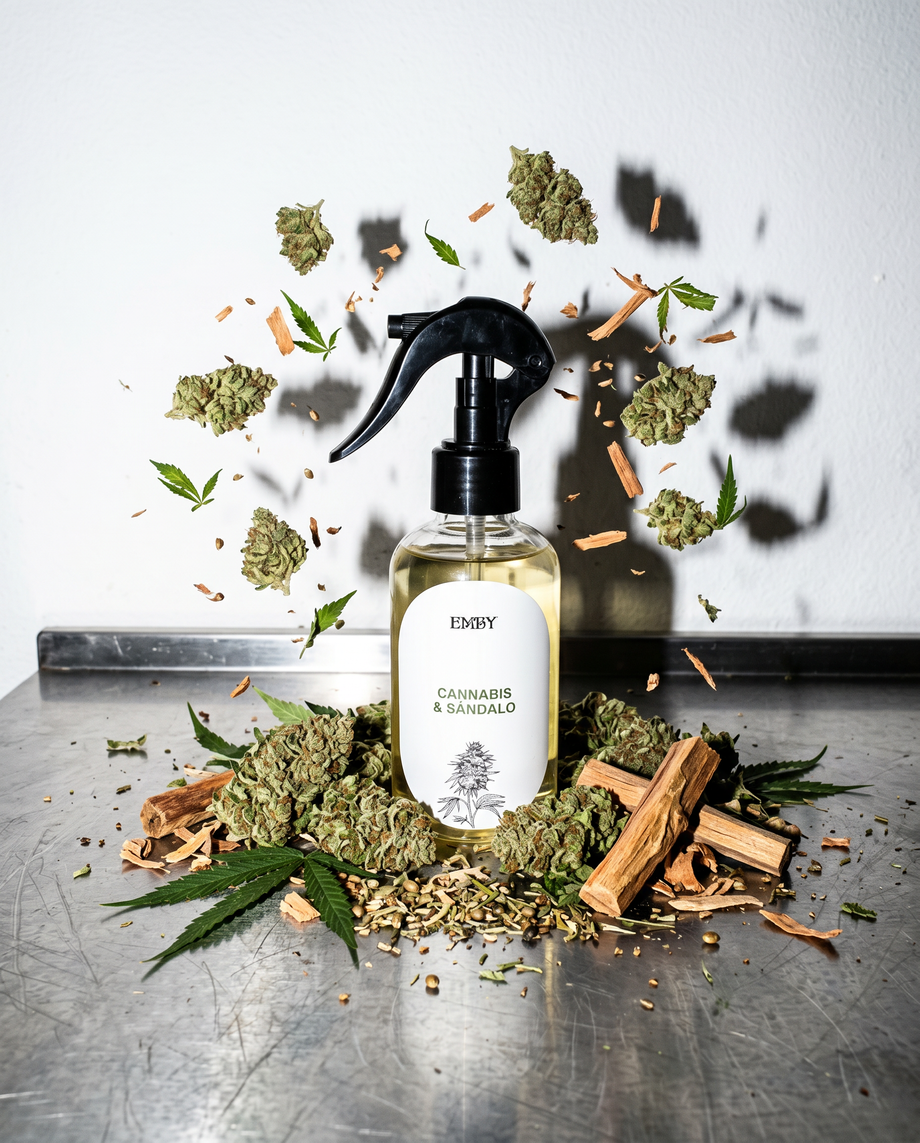 Cannabis & Sándalo — Perfume Ambiental
